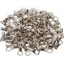 Morris Products High Temperature Ring Terminals – 16-14 Wire Size - #10 Stud Size – Nickel-Plated Steel – For HVAC, Industrial Kilns, Electric Space Heaters, Commercial Ovens, Fryers – Pack of 100