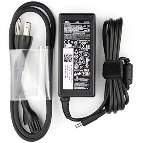 New Genuine OEM Original Dell 65W 4.5mm Tip Replacement AC adapter for Dell Inspiron 5551, Inspiron 5555, Inspiron 5558, Inspiron 5755, Inspiron 5758, Inspiron 7348, Inspiron 7558.