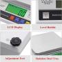 Bonvoisin Digital Gram Scale 0.1g Electronic Lab Weighing Scale Counting Scale Precision Lab Scale Analytical Balance Scale Industrial Scale Scientific Counting Scale (10kg, 0.1g)