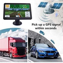 GPS Navigation for car, Latest 2021 Map 7-Inch HD Touch Screen 256-8GB Navigation System, with Voice Guidance and Speed ​​ Warning, Lifetime Free Map Updateree Updates