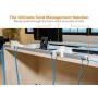 Bostitch Office KTRAILKITLON Konnect Cord Management Cable Fixing Rail, 1.70'' x 3'' x 21.50'', Aluminum