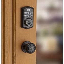 Kwikset 99130-003 SmartCode 913 Non-Connected Keyless Entry Electronic Keypad Deadbolt Door Lock Featuring SmartKey Security, Traditional Venetian Bronze