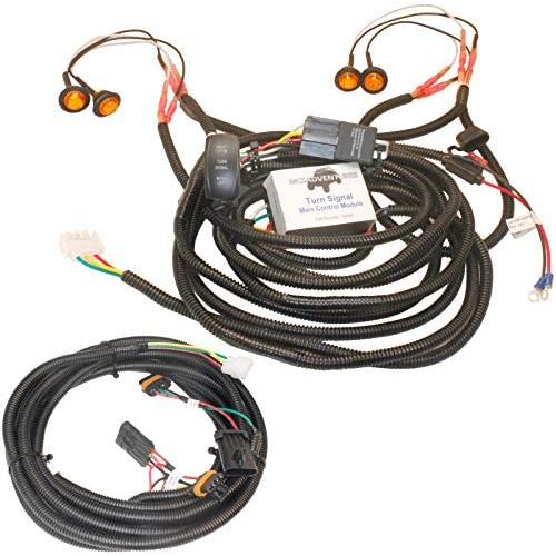 MCSADVENTURES Vertical Rocker Switch Turn Signal Kit for 2019+ Polaris Ranger 1000, RZR 900 S 1000 Turbo Pro XP Plug and Play Street Legal MCSADVENTURES Vertical Rocker Switch Turn Signal Kit for 2019+ Polaris Ranger 1000, RZR 900 S 1000 Turbo Pro XP Plug and Play Street Legal