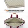 KINGSLONG Laptop Case Sleeve 15 15.6 16 Inch Laptop Bag Lightweight Slim Computer Notebook Ultrabooks Carrying Case Briefcase Cover for Men Women Red