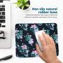 Cute Designer Desk Mouse Pad for Women, Pretty and Colorful Designs, Anti-Slip, Perfect Office, Work & Home Computer Accessory (Rose, Black and White, Rectangle)