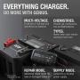 NOCO GENIUS10, 10-Amp Fully-Automatic Smart Charger, 6V and 12V Battery Charger, Battery Maintainer, Trickle Charger, and Battery Desulfator with Temperature Compensation