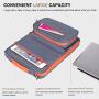 Voova Laptop Sleeve Case, Upgrade Smart Computer Carry Bag with Detachable Accessory Pouch Compatible with 13-13.3 Inch MacBook Air / MacBook Pro, 13.5 Surface Book 2,13 XPS / Chromebook, Waterproof