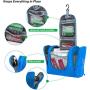 Bago Hanging Toiletry Bag For Women & Men - Leak Proof Travel Bags for Toiletries with Hanging Hook & Inner Organization to Keep Items From Moving - Pack Like a PRO