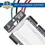 Hyperikon LED Dimmer Switch 3 Way Wall Switch/Single Pole Rocker and Slide Dimmer Light Switch, 150W LED/CFL, 700W Incandescent and Halogen Fixtures, White, UL - Wallplate Not Included, 3 Pack