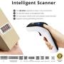 ScanAvenger Wireless 2D Bluetooth Barcode Scanner: 3-in-1 Hand Scanners - Cordless, Rechargeable 1D and 2D Scan Gun for Inventory Management -Portable, Handheld, USB Bar Code/QR Code Reader