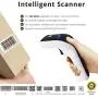 ScanAvenger Wireless 2D Bluetooth Barcode Scanner: 3-in-1 Hand Scanners - Cordless, Rechargeable 1D and 2D Scan Gun for Inventory Management -Portable, Handheld, USB Bar Code/QR Code Reader