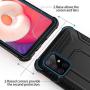 ORETECH Designed for Galaxy A51 Case with [2 x Tempered Glass Screen Protector] 360° Full Body Hard PC Soft TPU Rubber Silicone Edge Shockproof Protective Cover for Samsung Galaxy A51 4G 6.5'' Black