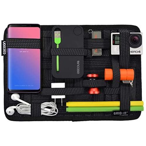 Cocoon CPG8BK GRID-IT! Accessory Organizer - Medium 10.5'' x 7.5'' (Black)