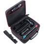 Zadii Hard Carrying Case Compatible with Nintendo Switch, Travel Case fit Switch Pro Controller