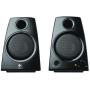 Logitech 3.5mm Jack Compact Laptop Speakers, Black (Z130)