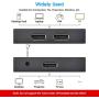 ELUTENG Displayport Switch 8K, Bidirectional DP 1.4 Switch 8K @ 60Hz, 4K @ 120Hz, Displayport Switcher 1 to 2/2 in 1 Out with LED Indicator for Monitor Projector TV PC Laptop and More