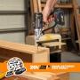 WORX Switchdriver 2-in-1 Cordless Drill and Driver with Rotating Dual Chucks and 2-Speed Motor with Precise Electronic Torque Control – WX176L