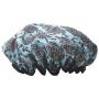 Mea Tira Mildew-Proof, Waterproof, Smooth Fabric Bath Cap, Extra Large And Suitable For All Hairstyles, Elastic Shrink Hem -Pack Of 4 PCs,(Style Flowers And Fashionable Plaid)