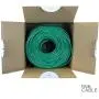 trueCABLE Cat6 Riser (CMR), 1000ft, Green, 23AWG 4 Pair Solid Bare Copper, 550MHz, ETL Listed, Unshielded Twisted Pair (UTP), Bulk Ethernet Cable