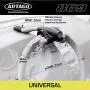 Artago 869 Premium Steering Wheel Lock, Reinforced, Car SUV Universal, Silver