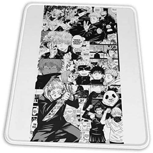 Jujutsu Kaisen Manga Panel Collage Electronic Sports Office Gaming Learning Rubber Non-Slip Mouse Pad