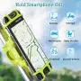 Bike Motorcycle Phone Mount, ANCwear 5-in-1 Portable Phone Holder, Adjustable Silicon Universal Fit Handlebars and Smart Phones Like iPhone Xs Max R X 8 Plus 7 Samsung