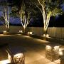 JOMITOP LED Hardscape Light 7 Inch, 1.5W Deck Step Light, Warm White 2700K, 12V Low Voltage AC/DC, Paver Wall Light, Garden Pathway Light Outdoor IP65 Waterproof 10 Pack