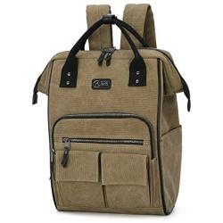 Laptop Backpack for Women Men 15.6 Inch Casual Daypack Water Resistant Travel Backpacks School Business Bag Rucksack (Army Green)