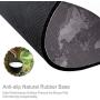 HOMKUMY Mouse Pad with Wrist Support and Keyboard Wrist Rest, Ergonomic Memory Foam Wrist Cushion Support with Non Slip Rubber Base Set for Computer, Laptop, Mac, Easy Typing & Pain Relief, World Map