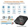 Android 9.0 TV Box, Pendoo X6 PRO Android TV Box 4GB RAM 32GB ROM, Dual-WiFi 2.4GHz/5GHz Bluetooth Quad Core 64 Bits 3D/4K Full HD/H.265/USB3.0 Android Box
