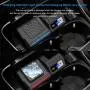 TIKSCIENCE QI Wireless Car Charger, Fit for Mercedes-Benz C Series, Fit for Smart Phones with Wireless Charging Function, Add 2 USB Ports and 1 Type-c USB