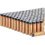 Amazon Basics 100 Pack AA High-Performance Alkaline Batteries, 10-Year Shelf Life, Easy to Open Value Pack