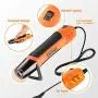 TACKLIFE Mini Heat Gun, 350W/662℉ Hot Air Gun with 6.56Ft Long Cable, Overheat Protection Light Heatgun for Epoxy Resin Crafts Shrink Wrapping Vinyl Wrap Wire Connectors Candle Making - HGP35AC TACKLIFE Mini Heat Gun, 350W/662℉ Hot Air Gun with 6.56Ft Long Cable, Overheat Protection Light Heatgun for Epoxy Resin Crafts Shrink Wrapping Vinyl Wrap Wire Connectors Candle Making - HGP35AC