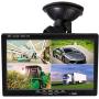 7 Inch HD 4 Split Quad Video Displays Backup Monitor kit LCD Rear View Monitor for Car Backup Camera Kit & Home Surveillance Security System