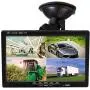 7 Inch HD 4 Split Quad Video Displays Backup Monitor kit LCD Rear View Monitor for Car Backup Camera Kit & Home Surveillance Security System