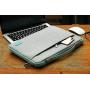 Hseok Laptop Sleeve 13-13.5 Inch Case Briefcase, Compatible All Model of 13.3 Inch MacBook Air/Pro, XPS 13, Surface Book 13.5'' Spill-Resistant Handbag For Most Popular 13''-13.5'' Notebooks, Silver Grey