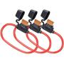 MCIGICM 10ga Inline Fuse Holder Waterprrof Pigtail Fuse Relay with 40A Blade Fuse, 3 Pack