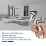 Wendry Stainless Steel Caulking Foaming Gun, Foam Expanding Spray Gun Sealant Dispensing PU Insulating Applicator Tool Easy to Use and Clean