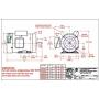 Hallmark Industries AC Motor, 1.5 HP, 3450RPM, 1 Phase, 115/230V (MA0515B)