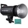 Godox SK400II Professional Compact 400Ws Studio Flash Strobe Light Built-in Godox 2.4G Wireless X System GN65 5600K with 150W Modeling Lamp for E-Commerce Product Portrait Lifestyle Photography
