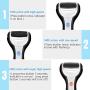 Electric Foot Scrubber Waterproof Pedicure Foot File Callus Remover Hard Skin Remover for Feet Heels and Dead Skin with 3 Roller Heads (Black)