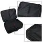 Goldwheat Travel Cosmetic Bags Make up Box Beauty Brush Train Case with Shoulder Strap & Handle (Large:16.5x5.5x12.2 inch)