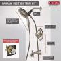 Delta 144938DC-SS-I20 Lahara In2ition 2-in-1 Single-Handle 5-Spray Tub and Shower Faucet in Brushed Nickel