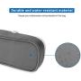 ProCase Pencil Bag Pen Case, Big Capacity Students Stationery Pouch Holder Desk Organizer with Zipper for Pens Pencils Highlighters Gel Pen Markers School Supplies Students Office Clerks -Grey