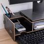 DeHasion Universal Computer Monitor Stand Riser with Storage Organizer Drawers, Desktop,Laptop Stand Riser with Keyboard Storage Space for Home & Office (Black)