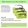 iMah Ryme B1-2 BT166342 BT266342 BT183342 BT283342 Cordless Phone Batteries Compatible with Vtech CS6114 CS6429 CS6719-2 AT&T EL5210 EL51203 Handset Telephone, Pack of 3