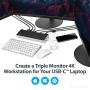 StarTech.com USB-C Dock - 4K Triple Monitor Laptop Docking Station with Dual DisplayPort & HDMI - 100W Power Delivery - USB-C, 4x USB-A Hub - USB 3.1 Gen 1 Type-C Dock - Windows & MacBook (DK30CH2DEP)