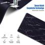 Large Extended Gaming Mouse pad with Stitched Edges,Large Mouse mat,Non-Slip Rubber Base,Waterproof Keyboard Pad,Desk Pad for Premium-Textured,3mm Thick Home Office Gamer Desk mat,800x400,Black Marble