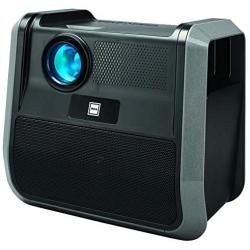 RCA - RPJ060 Portable Projector Home Theater Entertainment System - Outdoor, Built-in Handles and Speakers, Black, Graphite (RPJ060-BLACK/GRAPHITE)