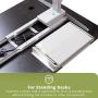 Uprite Ergo Under Desk Pen & Pencil Drawer for Height Adjustable Desks (Black)